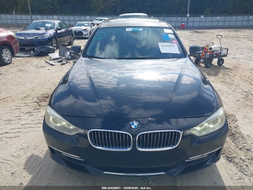 2014 BMW 335I VIN: WBA3A9C57EF479637 Lot: 43428551