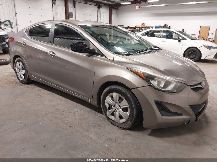2016 Hyundai Elantra Se