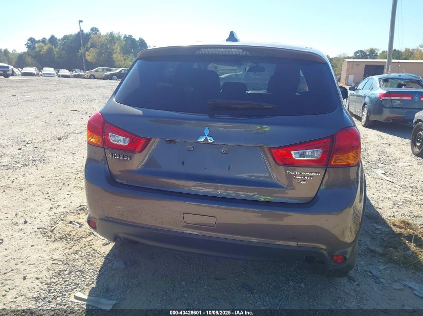 2017 Mitsubishi Outlander Sport 2.4 Se VIN: JA4AR3AW2HZ020444 Lot: 43428601