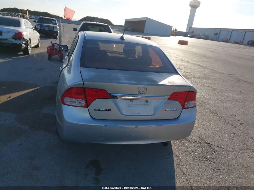 2009 Honda Civic Hybrid VIN: JHMFA36299S011337 Lot: 43428679
