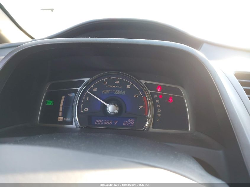 2009 Honda Civic Hybrid VIN: JHMFA36299S011337 Lot: 43428679