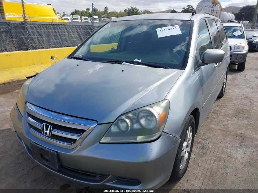 2007 Honda Odyssey Ex VIN: 5FNRL38407B078555 Lot: 43428733