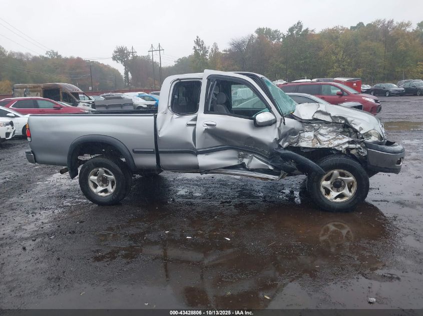 2002 Toyota Tundra Sr5 V8 VIN: 5TBBT44122S258023 Lot: 43428806