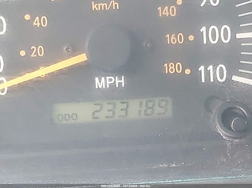 2002 Toyota Tundra Sr5 V8 VIN: 5TBBT44122S258023 Lot: 43428806