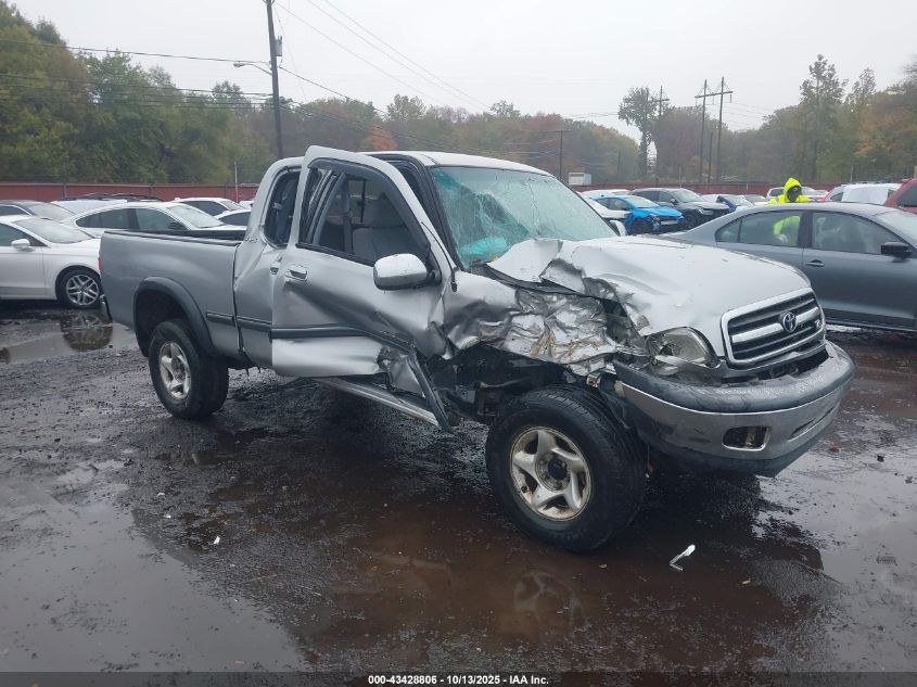 2002 Toyota Tundra Sr5 V8 VIN: 5TBBT44122S258023 Lot: 43428806
