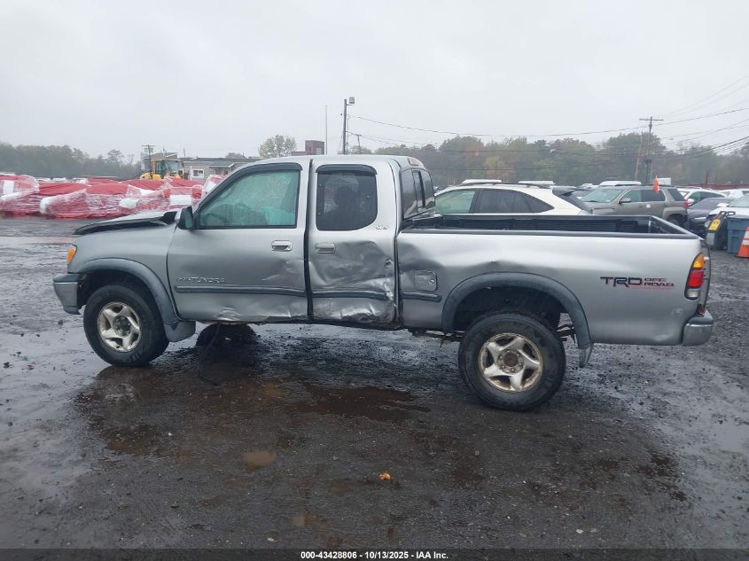 2002 Toyota Tundra Sr5 V8 VIN: 5TBBT44122S258023 Lot: 43428806