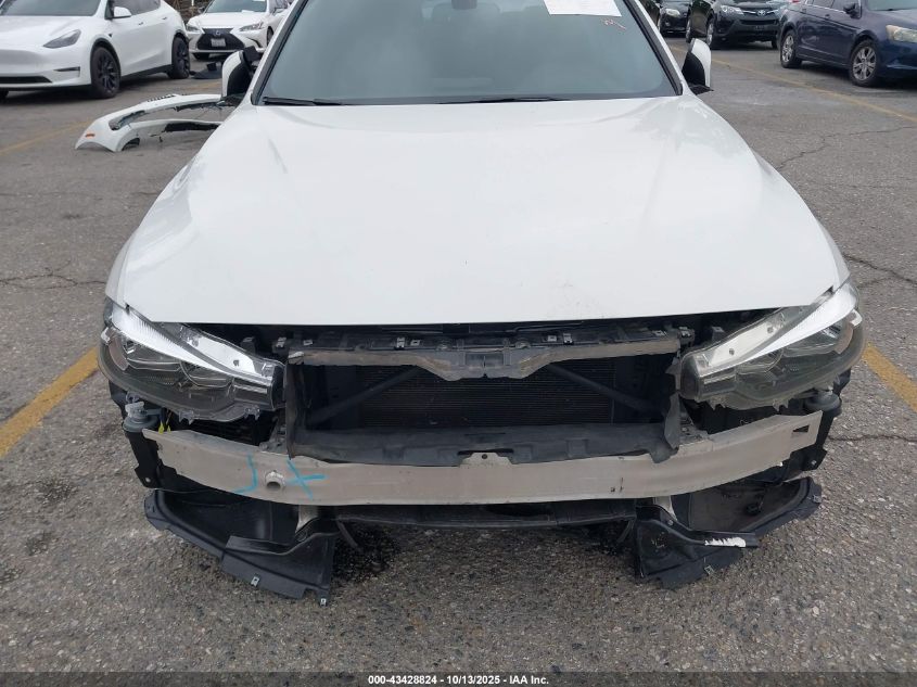 2017 BMW 330I VIN: WBA8B9G57HNU49237 Lot: 43428824