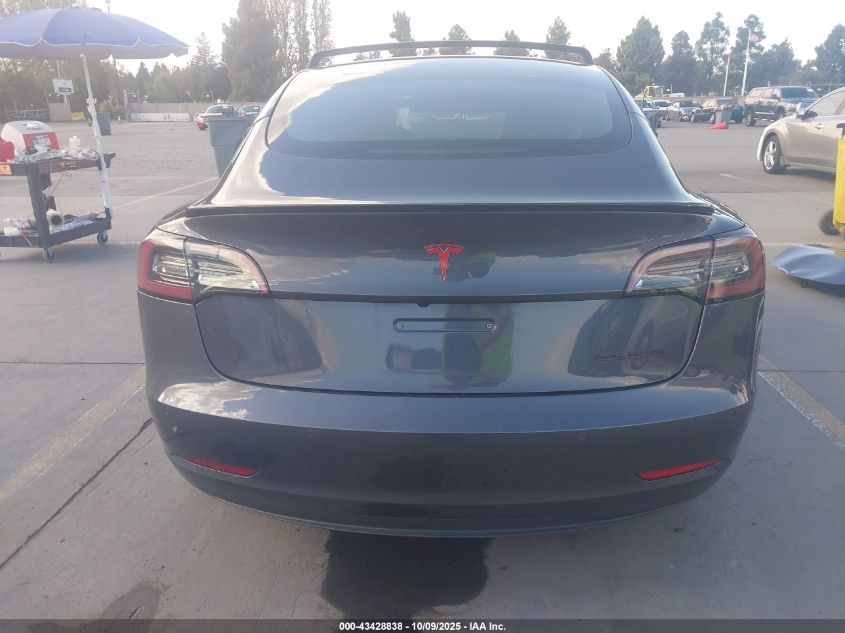 2022 Tesla Model 3 Long Range Dual Motor All-Wheel Drive VIN: 5YJ3E1EB4NF241681 Lot: 43428838