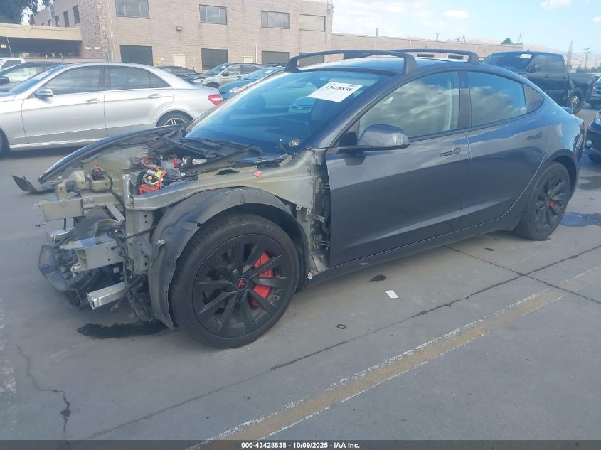 2022 Tesla Model 3 Long Range Dual Motor All-Wheel Drive VIN: 5YJ3E1EB4NF241681 Lot: 43428838