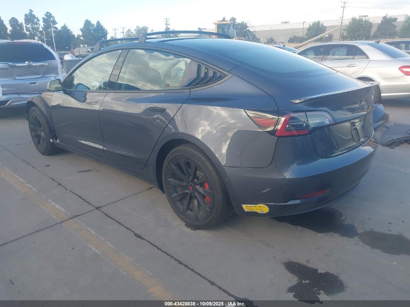 2022 Tesla Model 3 Long Range Dual Motor All-Wheel Drive VIN: 5YJ3E1EB4NF241681 Lot: 43428838