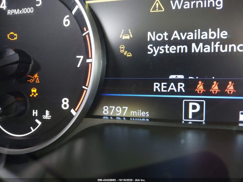 2025 Nissan Altima Sv Fwd VIN: 1N4BL4DV7SN376123 Lot: 43428865