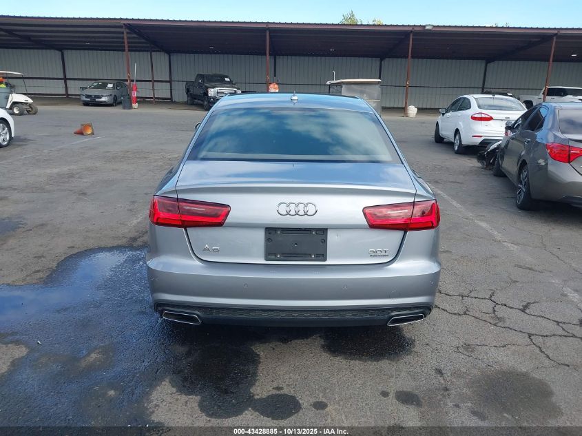 2016 Audi A6 3.0T Premium Plus VIN: WAUHGAFC9GN123652 Lot: 43428885