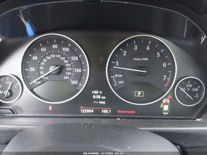 2014 BMW 328I VIN: WBA3A5C56EF605379 Lot: 43428896