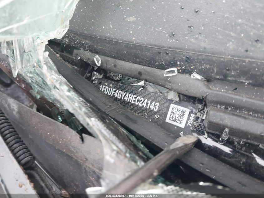 2017 Ford F-450 Chassis Xl VIN: 1FDUF4GY4HEC24143 Lot: 43428897