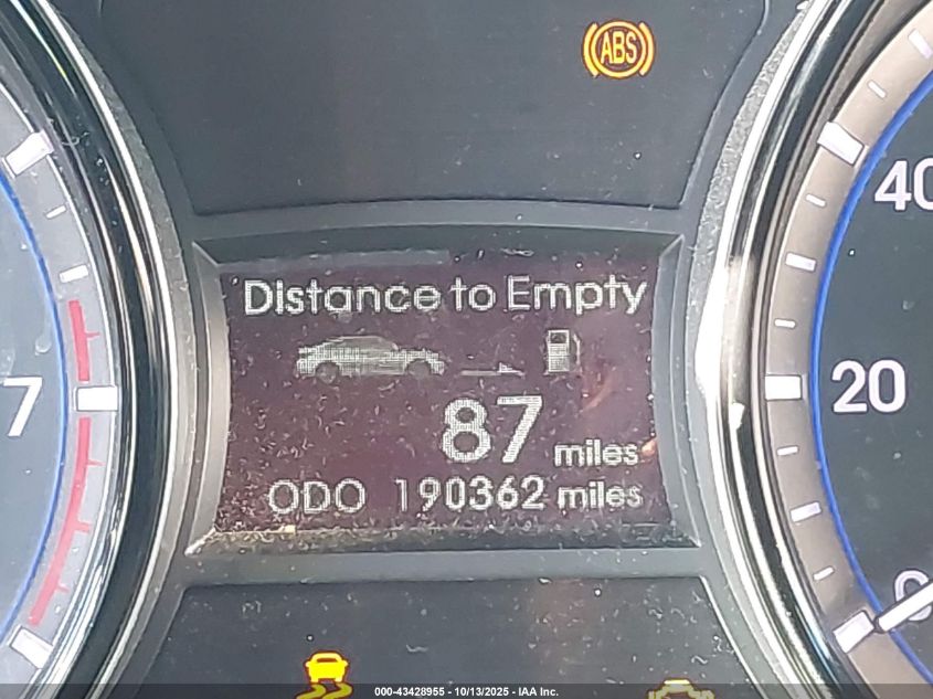 2013 Hyundai Sonata Limited VIN: 5NPEC4AC0DH667107 Lot: 43428955