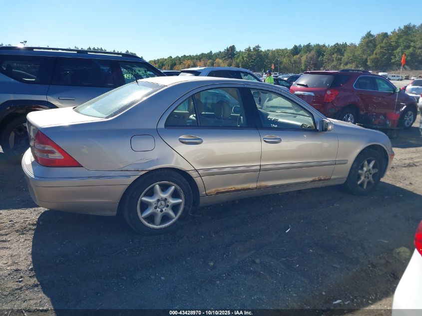 2002 Mercedes-Benz C 240 VIN: WDBRF61J32F163272 Lot: 43428970