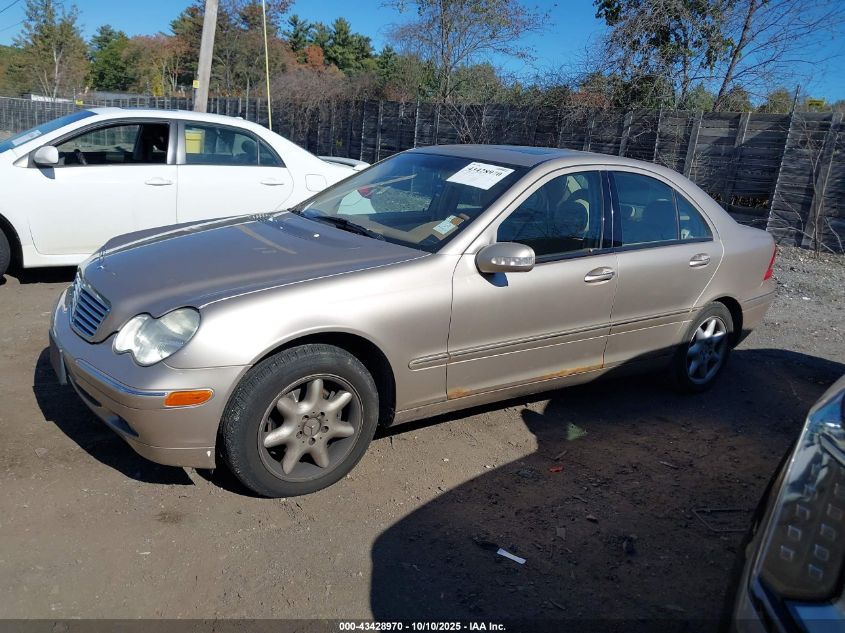 2002 Mercedes-Benz C 240 VIN: WDBRF61J32F163272 Lot: 43428970