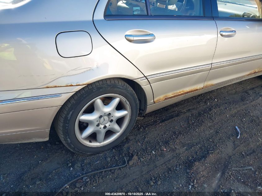 2002 Mercedes-Benz C 240 VIN: WDBRF61J32F163272 Lot: 43428970