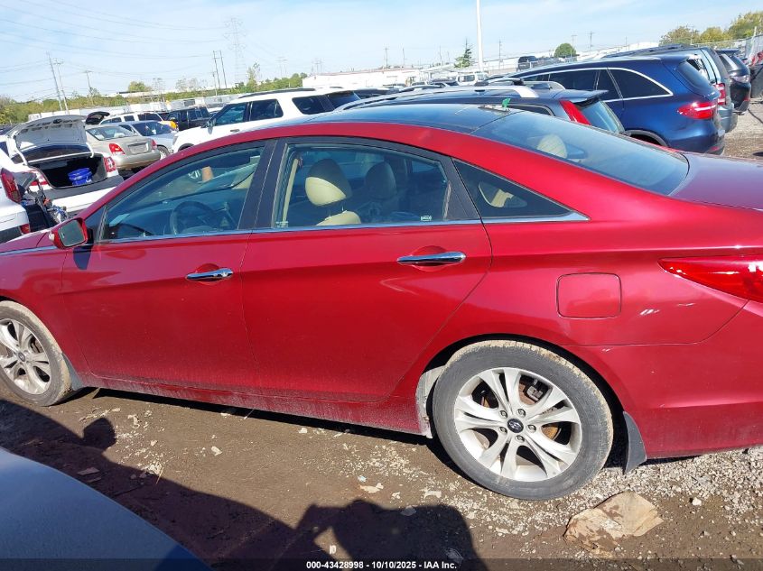 2012 Hyundai Sonata Limited VIN: 5NPEC4AC4CH357928 Lot: 43428998