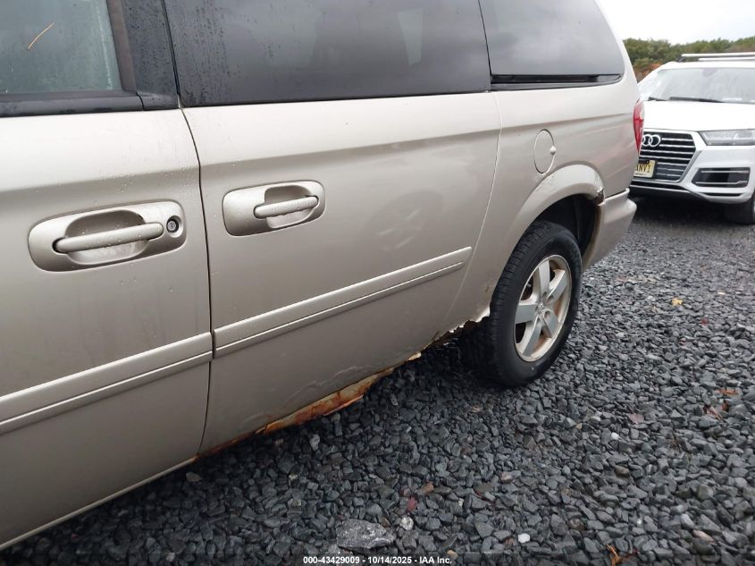 2007 Dodge Grand Caravan Sxt VIN: 2D4GP44L87R331708 Lot: 43429009