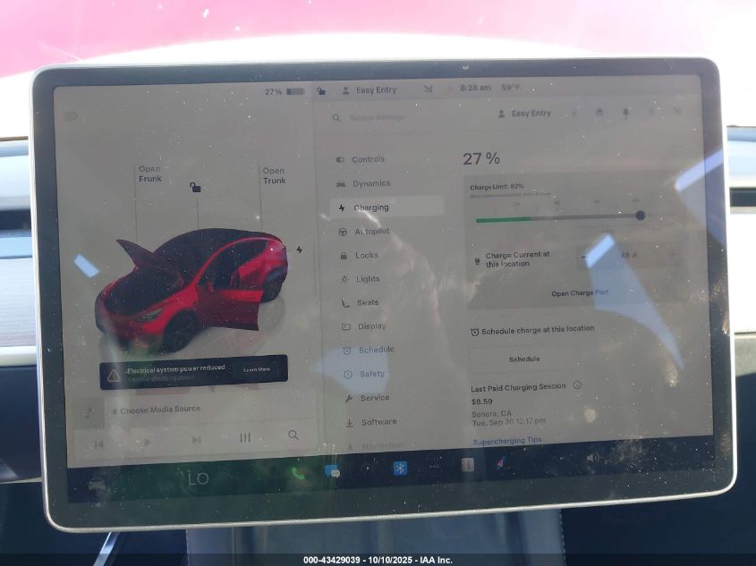 2024 Tesla Model Y Long Range Dual Motor All-Wheel Drive VIN: 7SAYGDEEXRF191471 Lot: 43429039