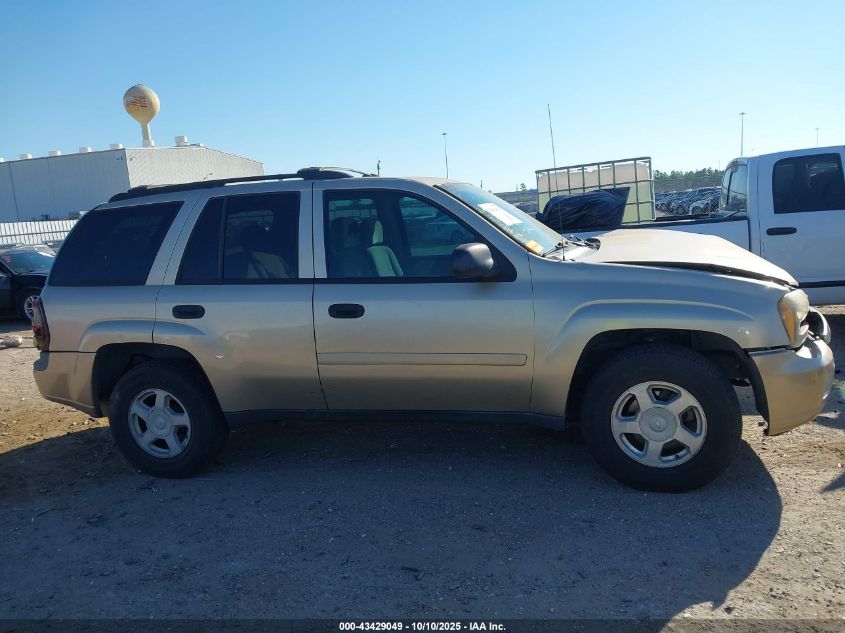 2006 Chevrolet Trailblazer Ls VIN: 1GNDT13S562169480 Lot: 43429049
