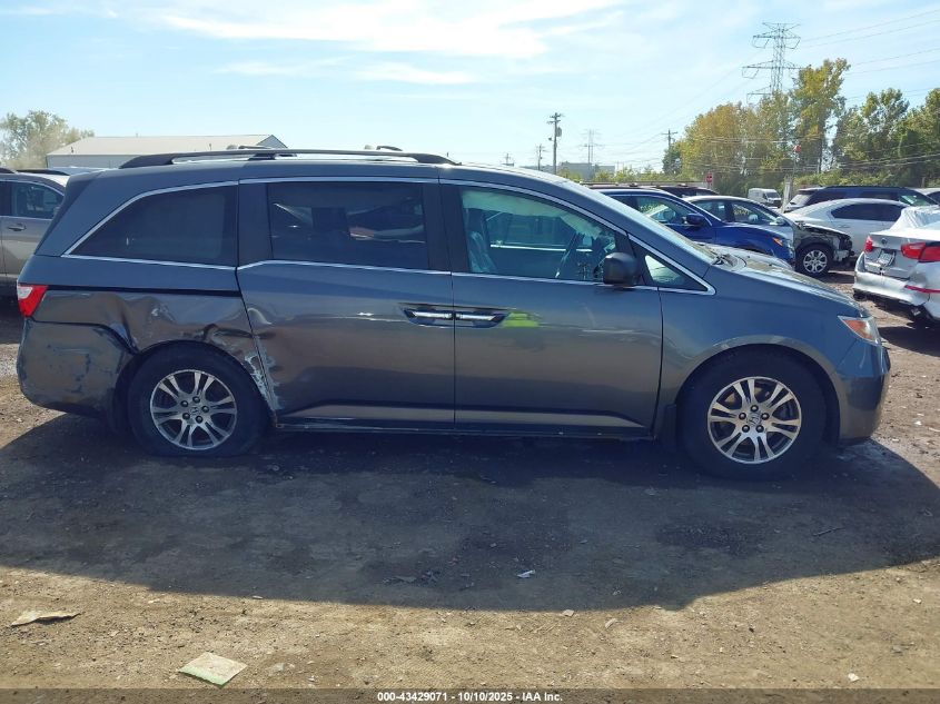 2011 Honda Odyssey Ex-L VIN: 5FNRL5H65BB085247 Lot: 43429071