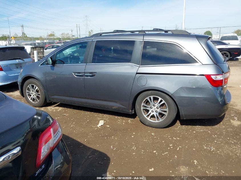 2011 Honda Odyssey Ex-L VIN: 5FNRL5H65BB085247 Lot: 43429071