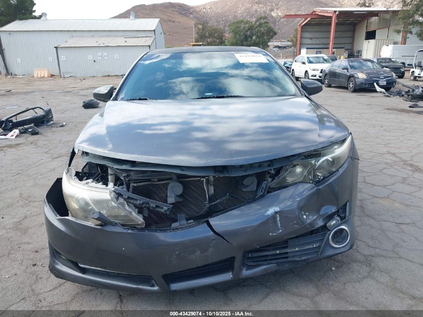 2012 Toyota Camry Se VIN: 4T1BF1FK3CU617472 Lot: 43429074