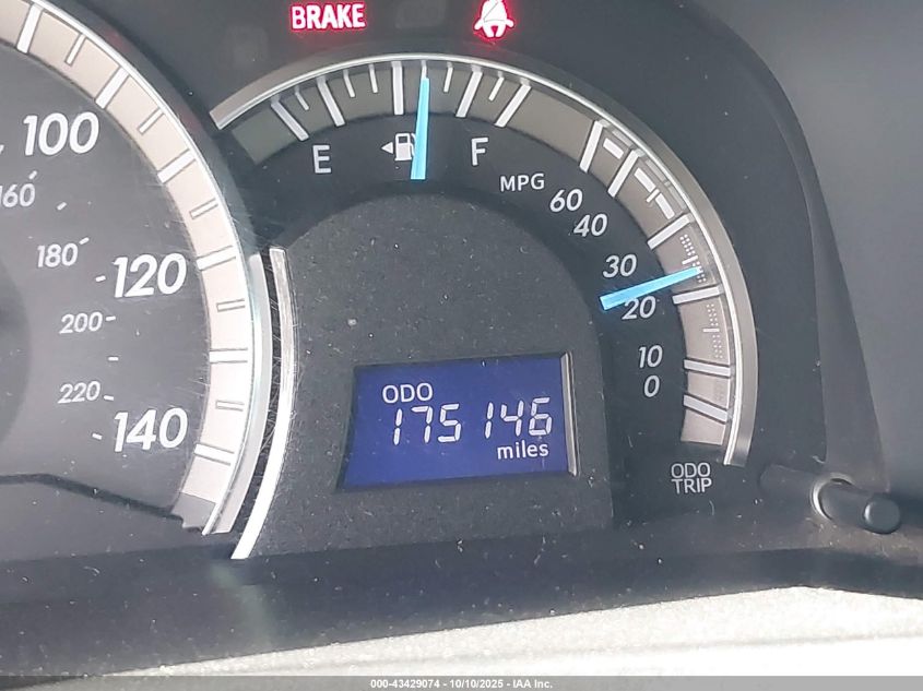 2012 Toyota Camry Se VIN: 4T1BF1FK3CU617472 Lot: 43429074