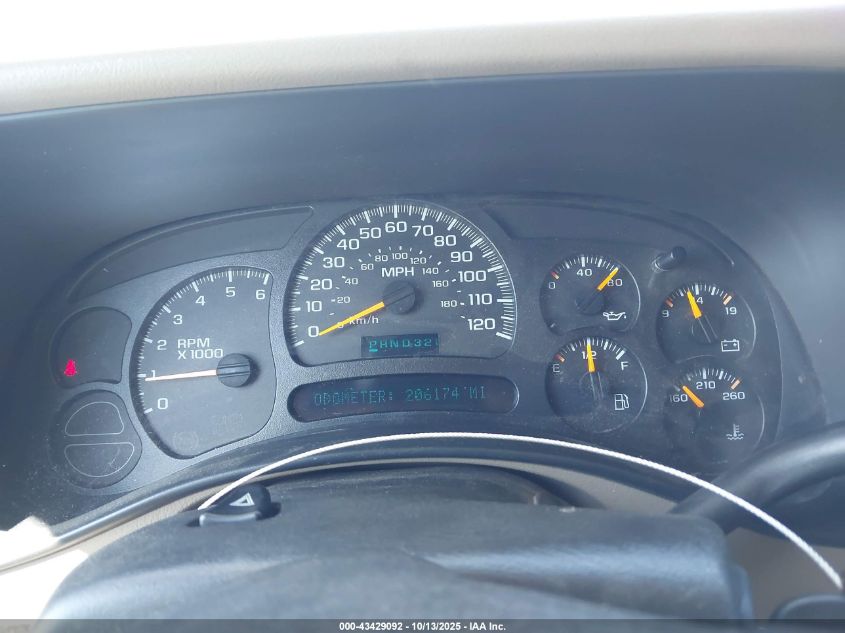 2005 Chevrolet Suburban 1500 Z71 VIN: 3GNEC16ZX5G223326 Lot: 43429092