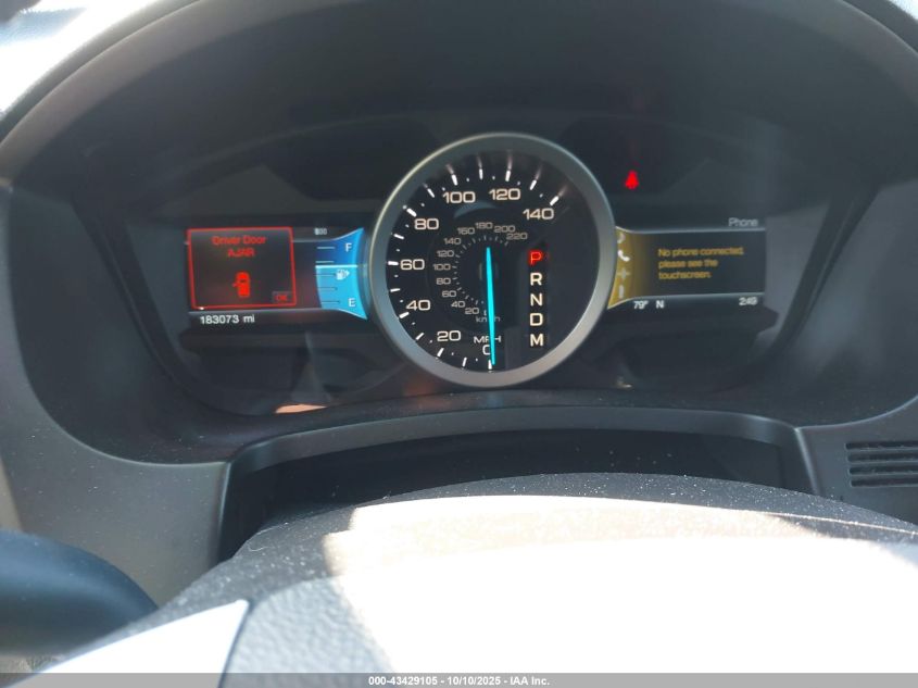 2012 Ford Explorer Limited VIN: 1FMHK8F87CGA73253 Lot: 43429105