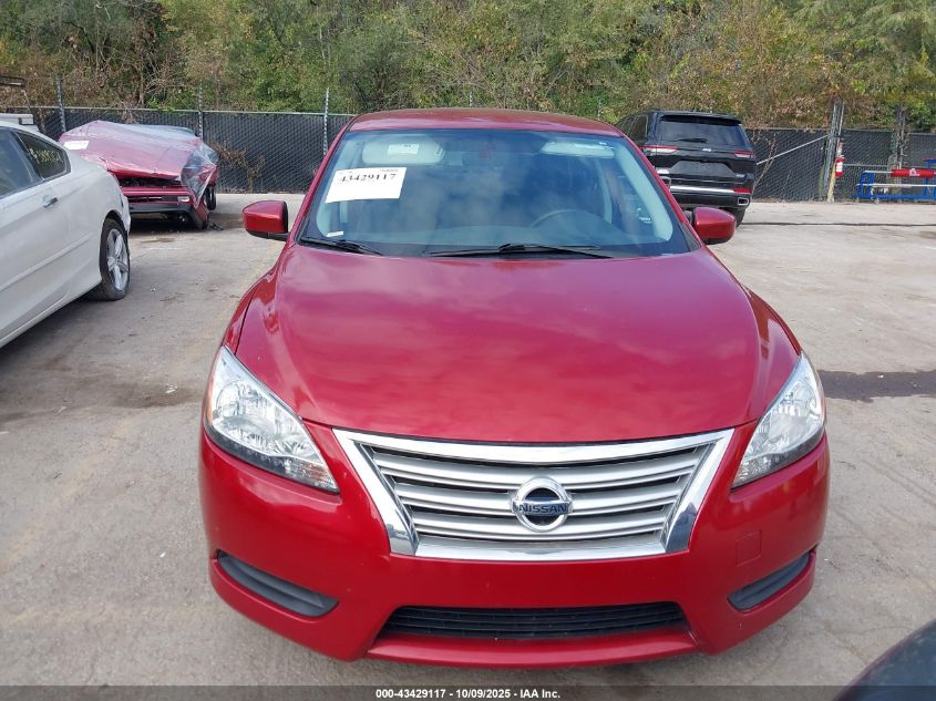 2014 Nissan Sentra S VIN: 3N1AB7AP2EL679768 Lot: 43429117