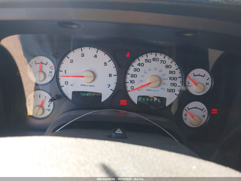 2004 Dodge Ram 1500 Slt/Laramie VIN: 1D7HA18N44S765234 Lot: 43429238