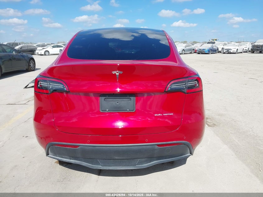 2020 Tesla Model Y Long Range Dual Motor All-Wheel Drive VIN: 5YJYGDEE7LF047445 Lot: 43429294
