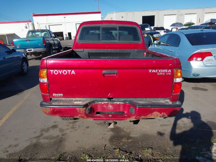 2004 Toyota Tacoma Base V6 VIN: 5TEHN72N34Z372220 Lot: 43429330