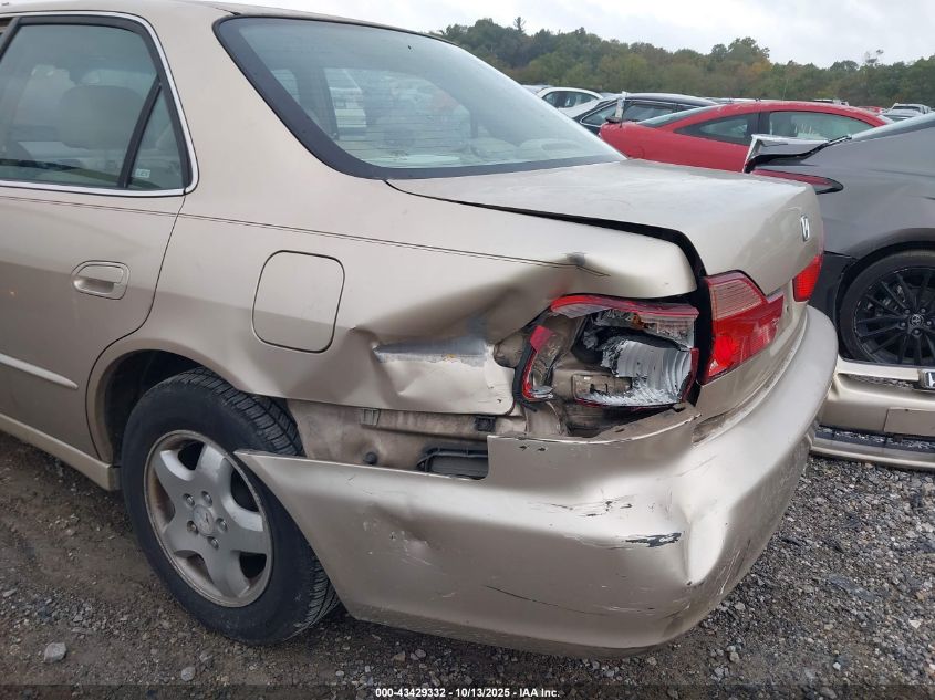 2000 Honda Accord 3.0 Ex VIN: 1HGCG165XYA089925 Lot: 43429332