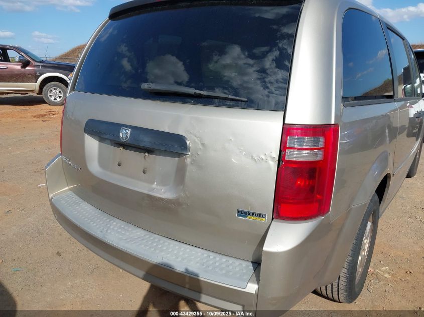 2008 Dodge Grand Caravan Se VIN: 2D8HN44H58R616372 Lot: 43429355