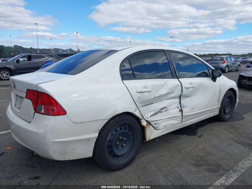 2008 Honda Civic Lx VIN: 2HGFA16568H339550 Lot: 43429358