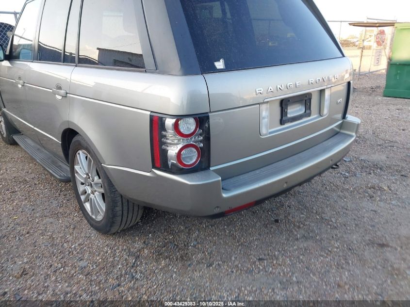 2012 Land Rover Range Rover Hse VIN: SALME1D47CA372836 Lot: 43429383