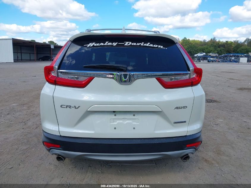 2017 Honda Cr-V Touring VIN: 2HKRW2H96HH642693 Lot: 43429390