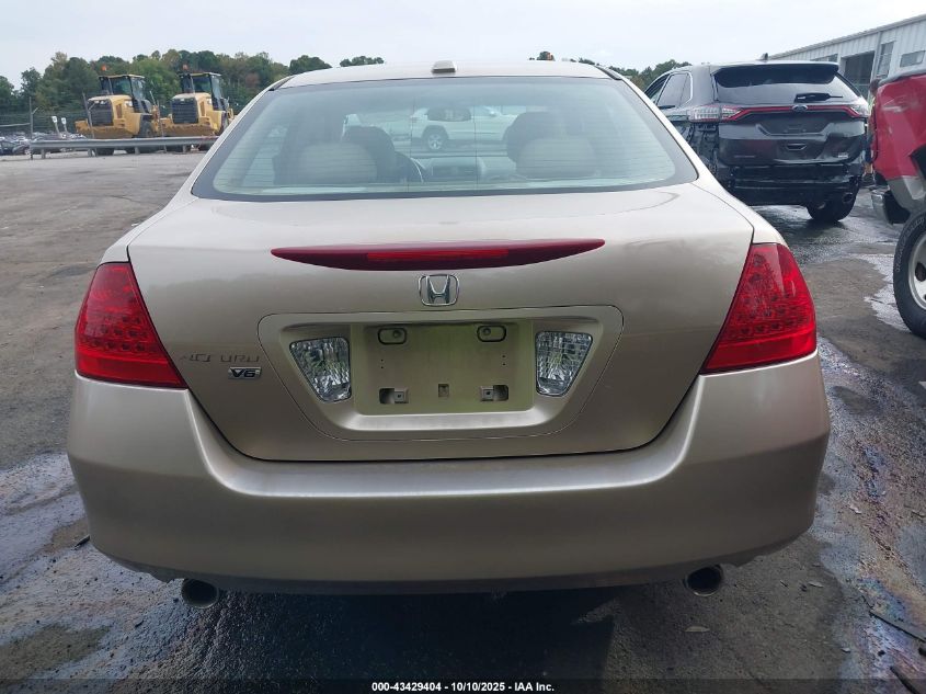 2007 Honda Accord 3.0 Ex VIN: 1HGCM66597A051235 Lot: 43429404