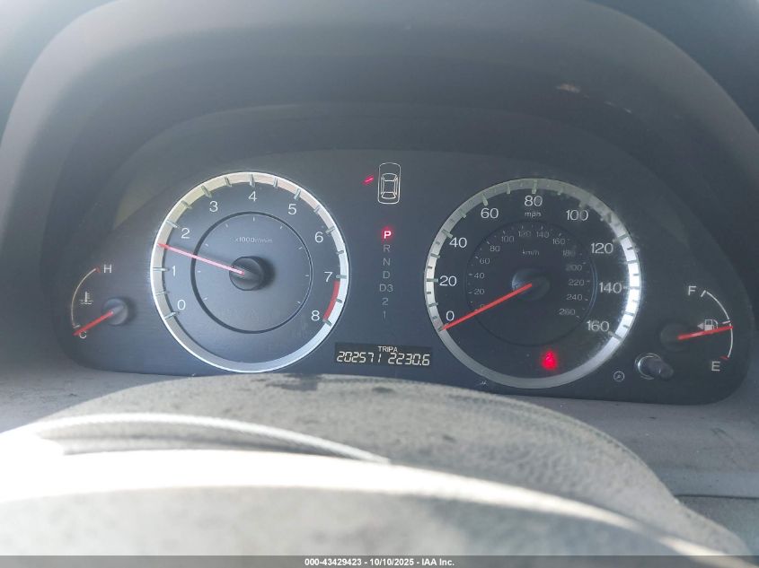 2010 Honda Accord 2.4 Ex VIN: 1HGCP2F75AA085133 Lot: 43429423