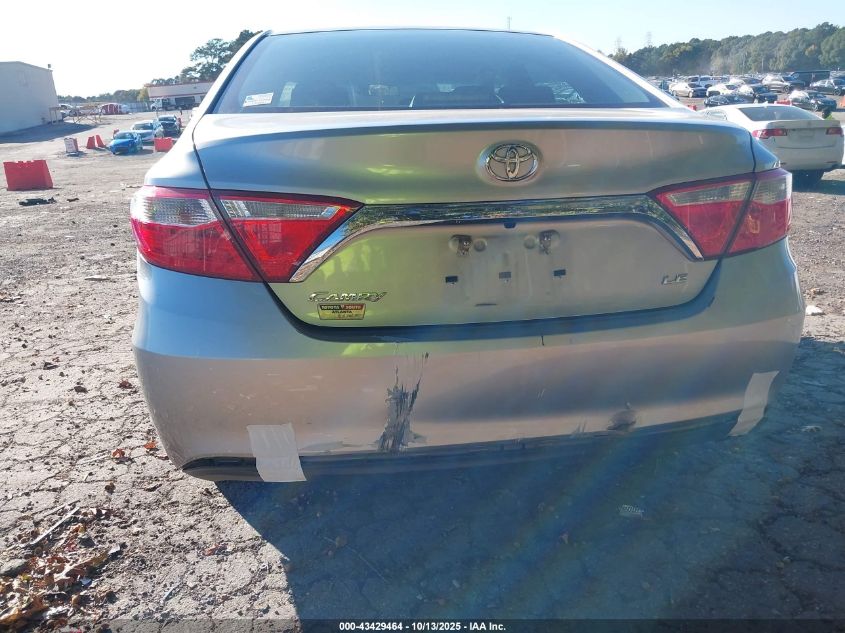 2015 Toyota Camry Le VIN: 4T1BF1FK3FU901706 Lot: 43429464