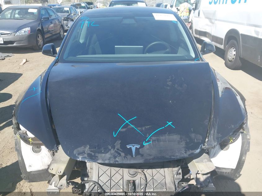 2024 Tesla Model 3 Long Range Dual Motor All-Wheel Drive/Rear-Wheel Drive VIN: 5YJ3E1EAXRF718076 Lot: 43429465