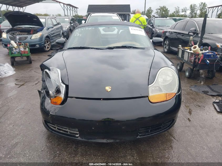 2002 Porsche Boxster VIN: WP0CA29822S620211 Lot: 43429480