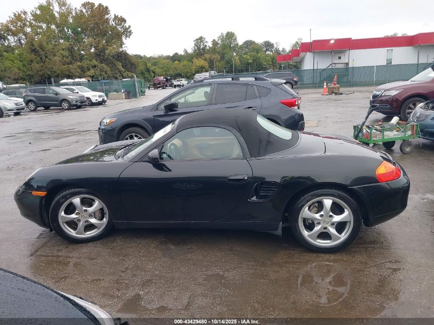 2002 Porsche Boxster VIN: WP0CA29822S620211 Lot: 43429480