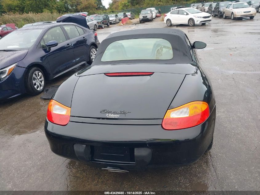 2002 Porsche Boxster VIN: WP0CA29822S620211 Lot: 43429480