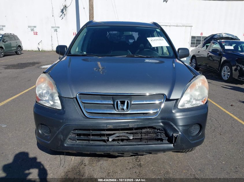 2006 Honda Cr-V Lx VIN: JHLRD78526C054169 Lot: 43429484