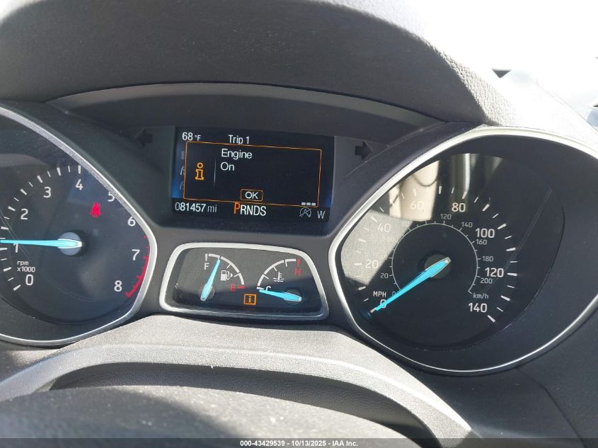 2017 Ford Escape Se VIN: 1FMCU9G91HUB61757 Lot: 43429539